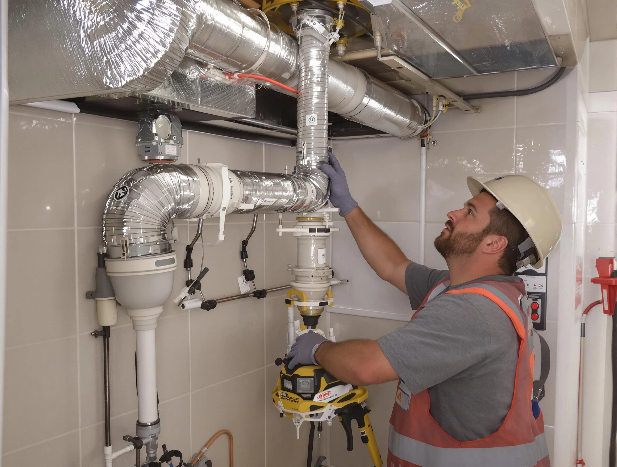 Malden Dryer Vent Cleaning expert performing professional dryer vent repair and installation in Malden