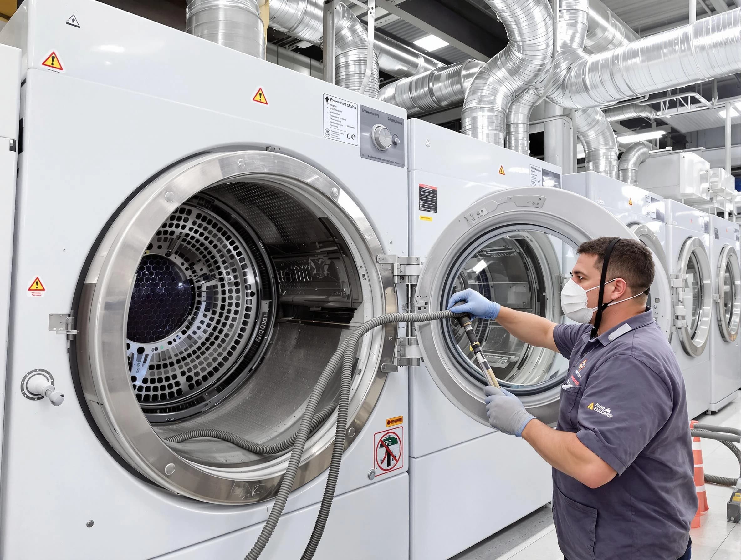 Industrial-grade dryer vent cleaning by Malden Dryer Vent Cleaning in Malden