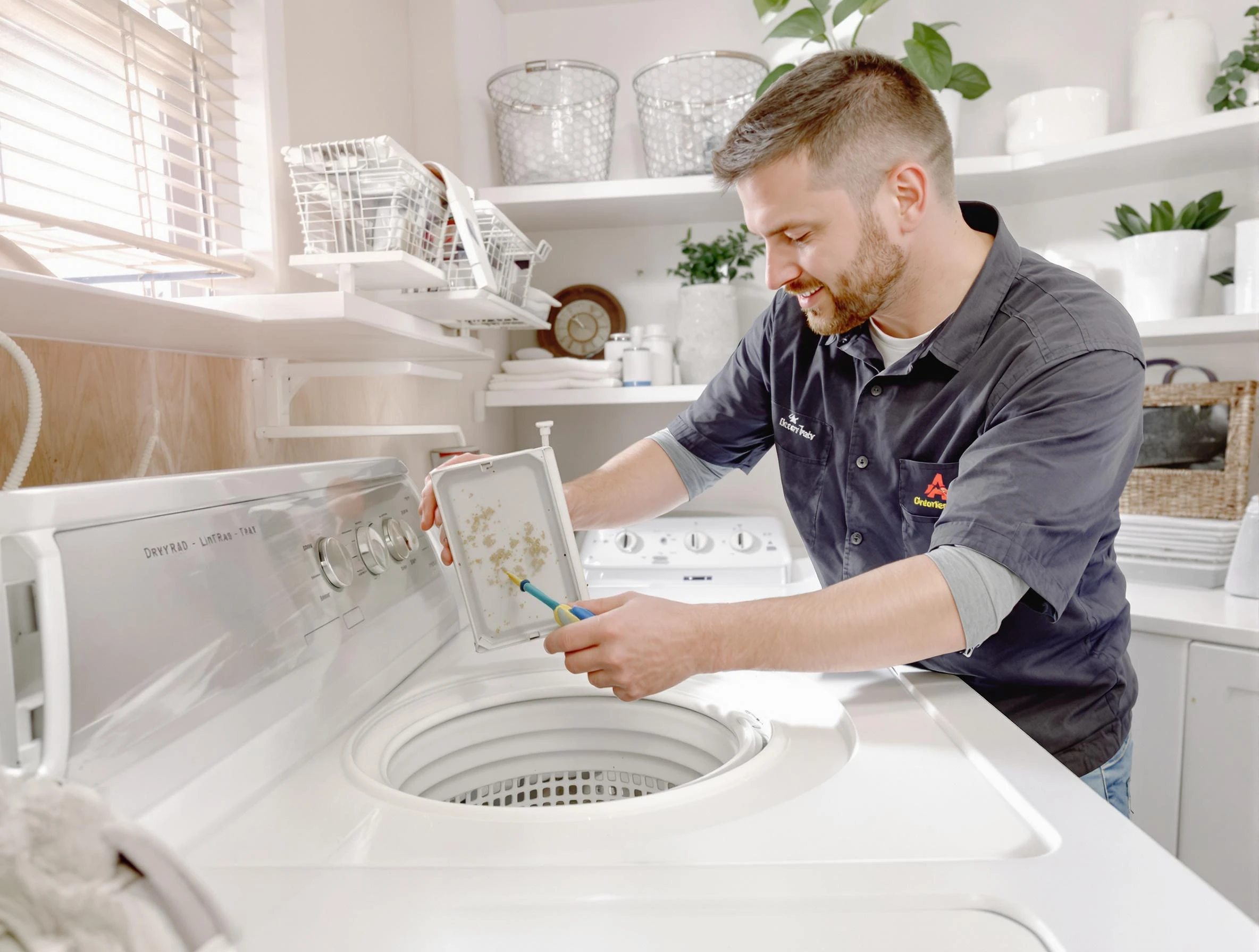 Cleaning Dryer Lint Trap in Everett, MA